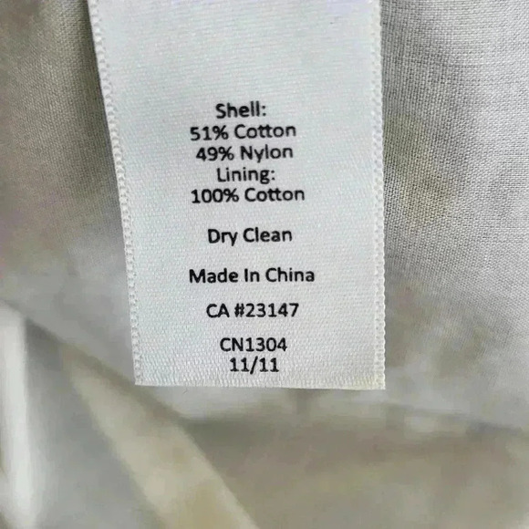 Talbots NWT New Womens Black White Lace A Line Skirt Size 4 - Picture 10 of 10